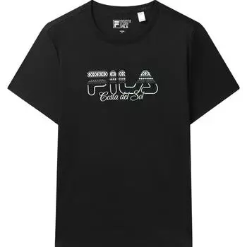 ФИЛА Женская футболка FILA, цвет Black