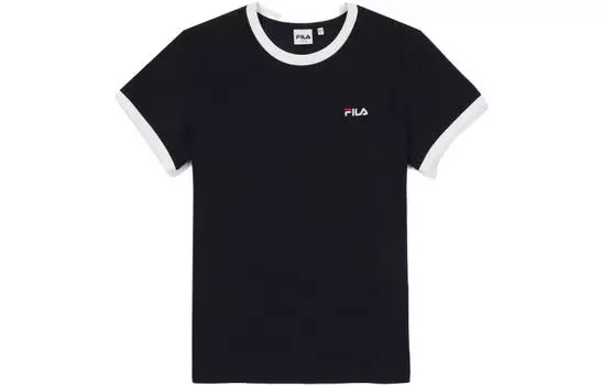 ФИЛА Женская футболка FILA, цвет Black