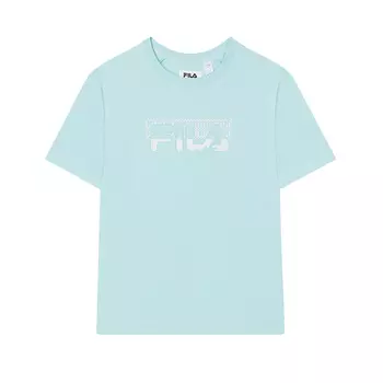 ФИЛА Женская футболка FILA, цвет Brilliant sea blue