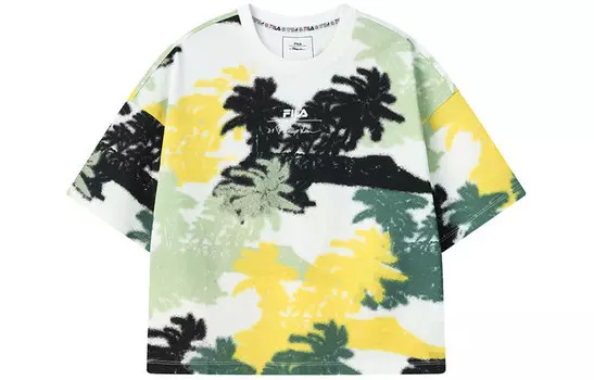 ФИЛА Женская футболка FILA, цвет Champagne white