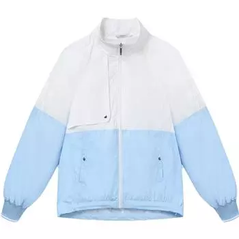 ФИЛА Женская куртка FILA, цвет Cloud White/Bliss Pink/Green