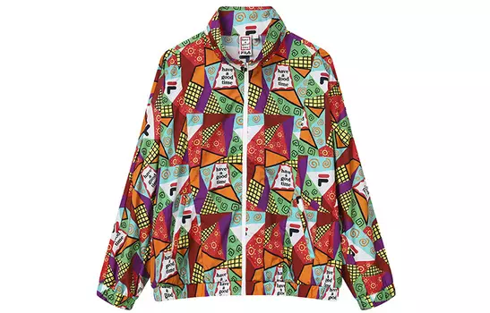 ФИЛА Женская куртка FILA, цвет Полная печать