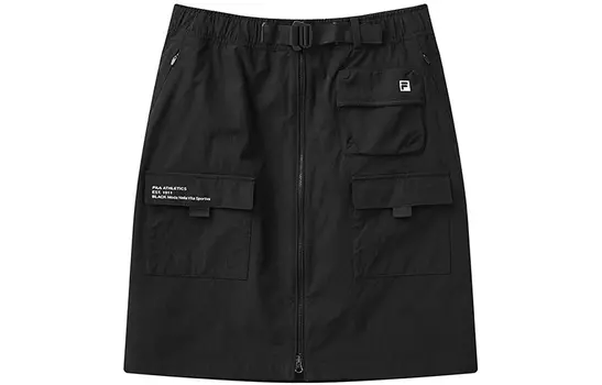 FILA Женская повседневная длинная юбка, цвет Black