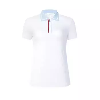 FILA Женская рубашка поло цвета нефрита и белого