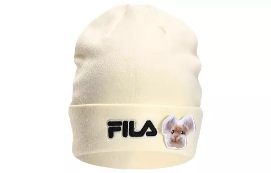ФИЛА Женская шапка-бини FILA, White