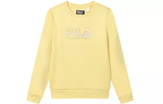 FILA Женская толстовка светло-желтого цвета