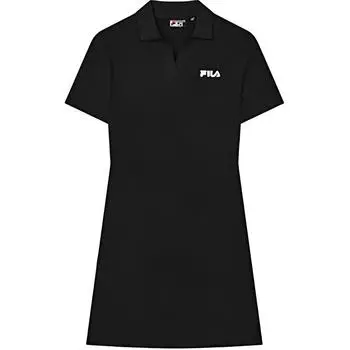 FILA Женские шорты-платье с рукавами, цвет Black