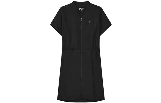 FILA Женские шорты-платье с рукавами, цвет Black