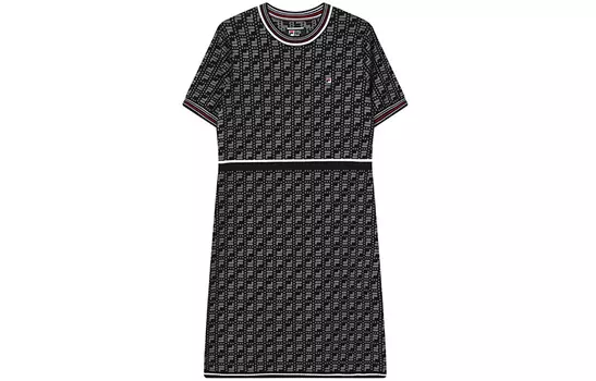 FILA Женские шорты-платье с рукавами, цвет Black