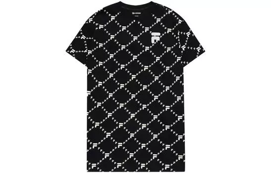 FILA Женские шорты-платье с рукавами, цвет Black