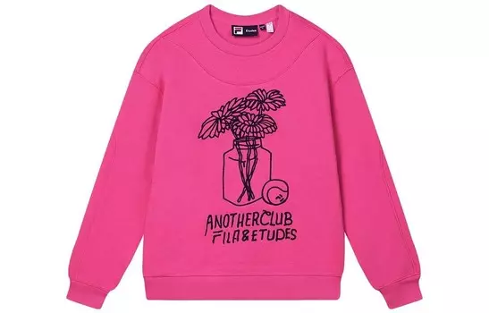 FILA Женские толстовки и свитшоты, цвет Bright pink