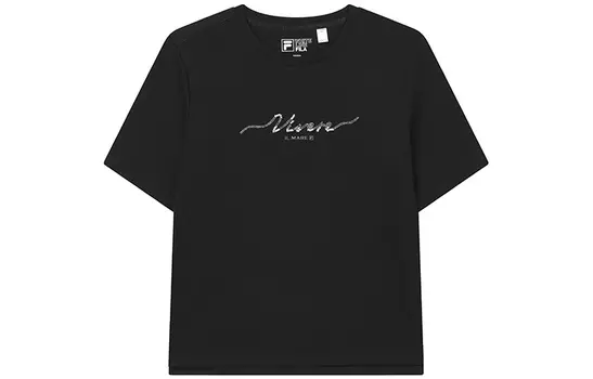 FILA Женский укороченный топ, цвет Black