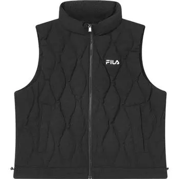 ФИЛА Женский Жилет FILA, цвет Black