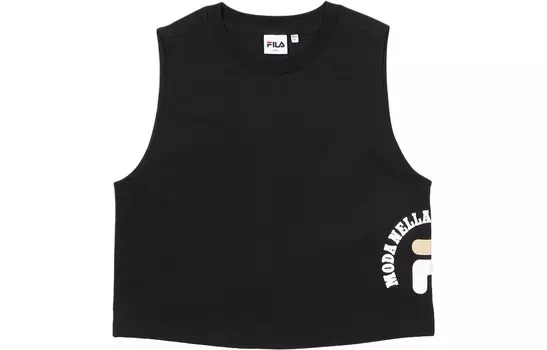 ФИЛА Женский Жилет FILA, цвет Black