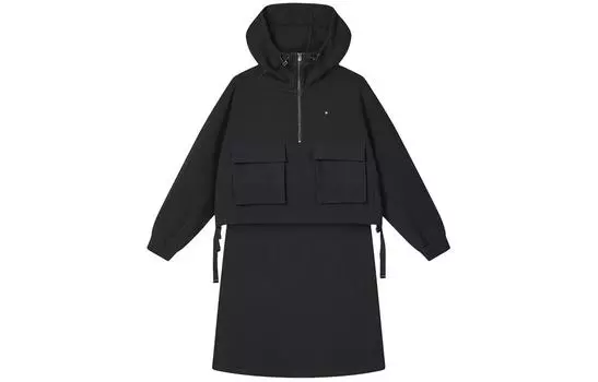 FILA Женское платье с длинными рукавами, цвет Black