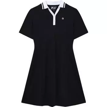 FILA Женское платье с короткими рукавами, цвет Black