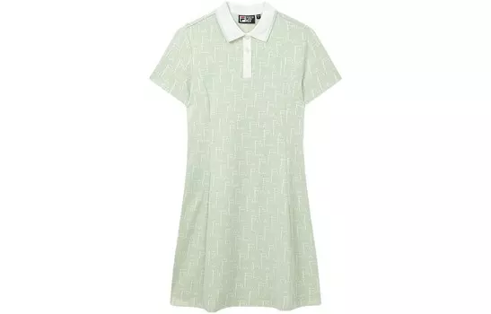 FILA Женское платье с короткими рукавами, цвет Allover Print