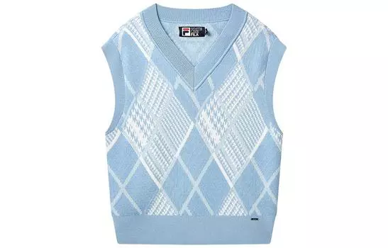 FILA Жилет женский изысканный, цветный, синего цвета