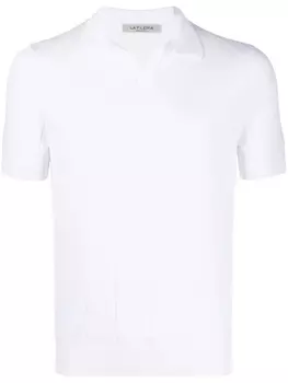 Fileria рубашка поло в рубчик, белый