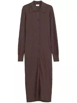 Filippa K платье-рубашка Diamond, коричневый