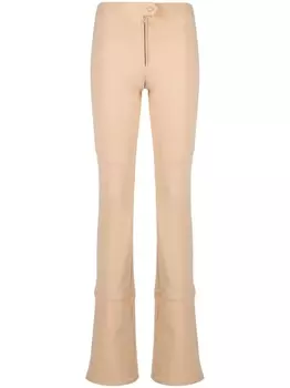 Filippa K расклешенные брюки с завышенной талией, нейтральный цвет