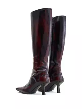 Filippa K сапоги с эффектом потертости, красный