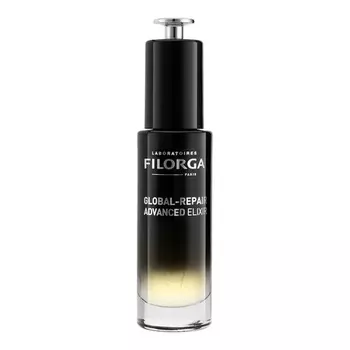Filorga Global-Repair Advanced Elixir Антивозрастное средство для лица с керамидами, драгоценными маслами и экстрактом розы, 1,01 жидкая унция
