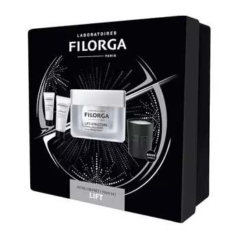 Filorga Lift-Structure Christmas Set Ультра-лифтинг и укрепляющий крем 50 мл Ночной крем 15 мл Сыворотка 7 мл и ароматическая свеча