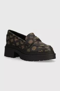 FINDA2 мокасины Guess, коричневый