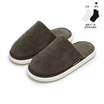 Fine Tune UTUNE Домашние тапочки, Кремово-белый (верх из кораллового флиса)