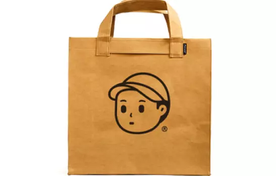 Finerworld Сумка-тоут из моющейся крафт-бумаги для переезда, сумка для покупок, сумка на плечо, обычная сумка унисекс коричневого цвета