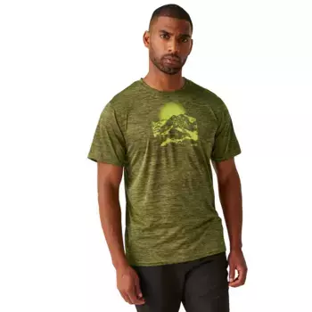 FingalIX Regatta Мужская футболка, серо-зеленый