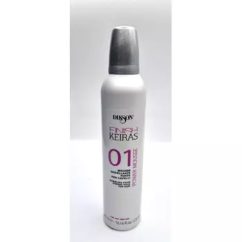 Finish Keiras Power Mousse Strong Hold 01 Мусс для волос 300 мл, Dikson