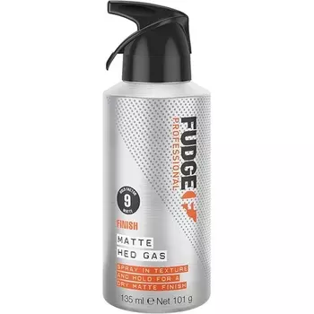 Finish Matte Hed Gas Hair Spray135ml Fudge