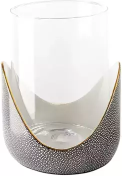 Финковый фонарь "ONDA", (1 шт.), фарфор и стекло, высота ок. 29 см Fink Высота: 29 см, серый