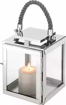 Финковый фонарь-свеча "SEVILLA" Fink 18х23х18 см, цвет silberfarben