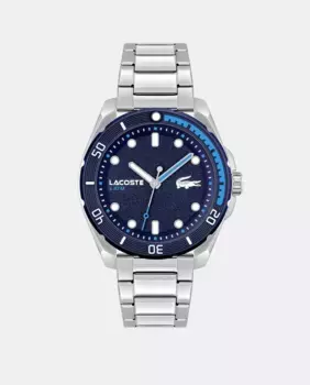 Финн 2011286 стальные мужские часы Lacoste, серебрянный