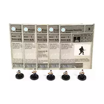 Финская пехота (С) x5, Axis & Allies - Collectible Miniatures Game - Eastern Front 1941-1945 Singles