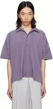 Фиолетовая ежемесячная рубашка цвета июля HOMME PLISSe ISSEY MIYAKE