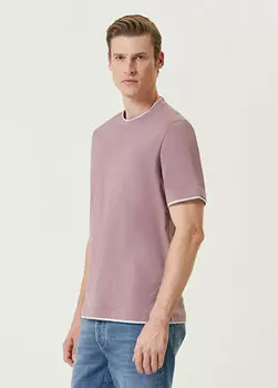 Фиолетовая футболка Brunello Cucinelli