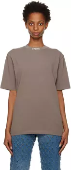 Фиолетовая футболка Heron Preston