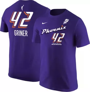 Фиолетовая футболка Nike для взрослые Phoenix Mercury Brittney Griner #42