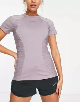 Фиолетовая футболка Nike Running Run Division Dri-FIT ADV