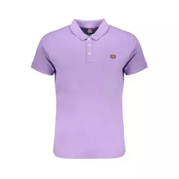 Фиолетовая хлопковая рубашка-поло Geographical Norway