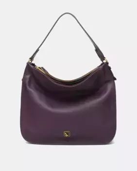Фиолетовая кожаная сумка через плечо Abbacino, цвет Lila