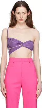 Фиолетовая майка 'Le Bandeau Espelho' Jacquemus