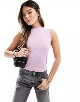 Фиолетовая майка River Island в рубчик Jean Grazer