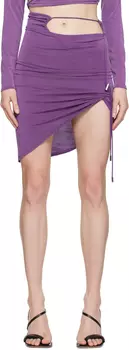 Фиолетовая мини-юбка 'La Jupe Espelho Court' Jacquemus