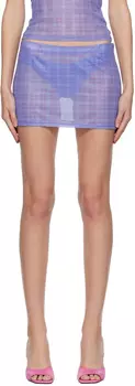 Фиолетовая мини-юбка Miaou