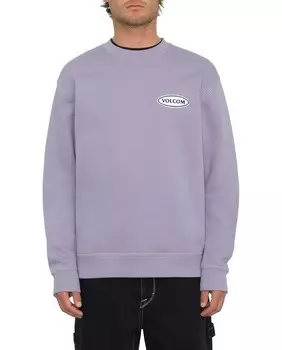 Фиолетовая мужская толстовка без капюшона Volcom, сиреневый